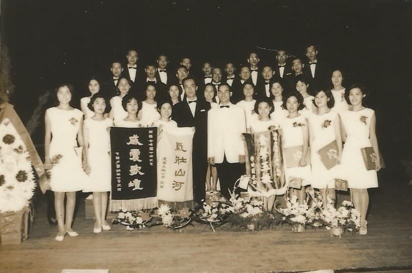 1960 年代雨韻合唱團早期團體合照